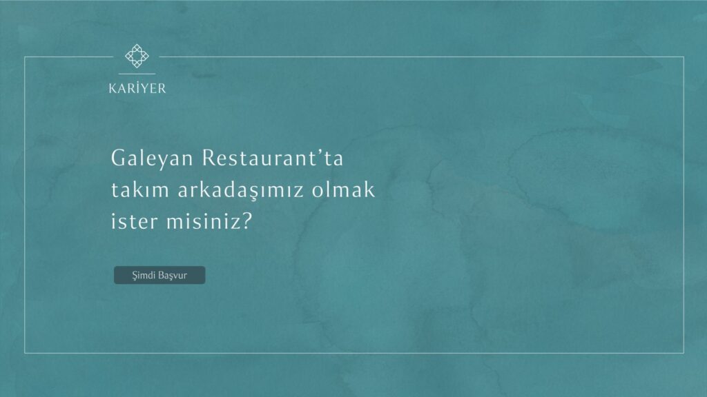 galeyan iş ilanı